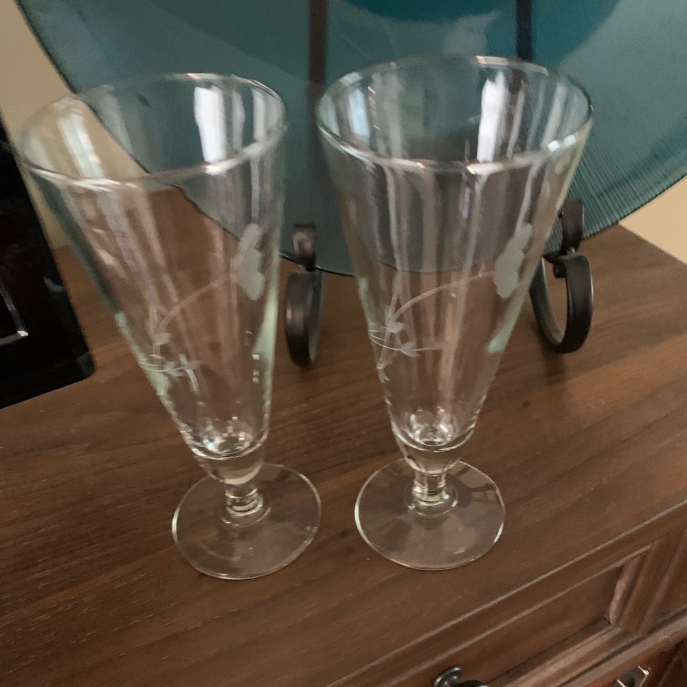 Princess House Pilsner Glasses